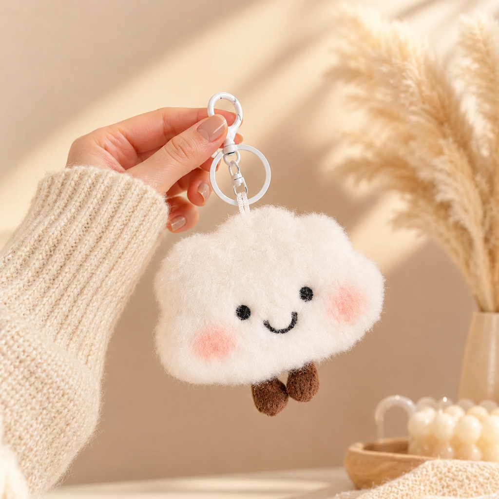 Clara Cloud Keychain ☁️