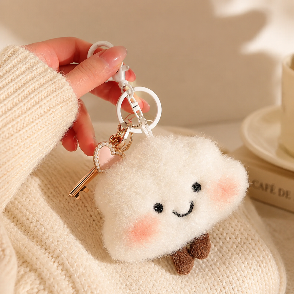 Clara Cloud Keychain ☁️