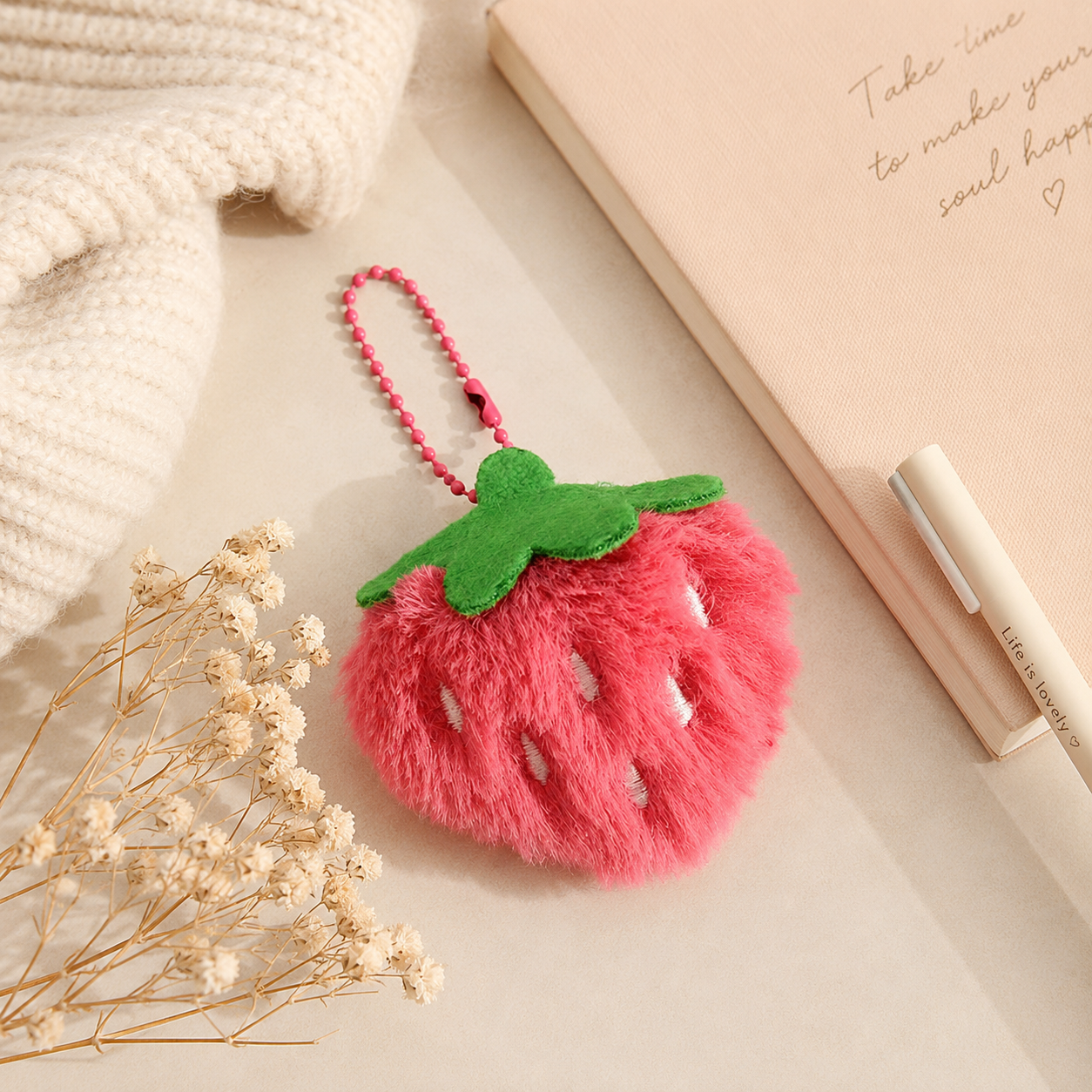 Suki Strawberry Keychain 🍓