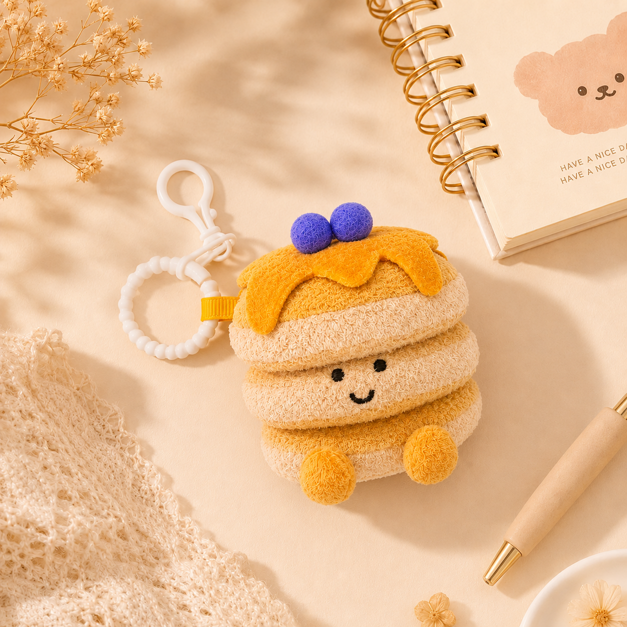 Patrick Pancake Keychain 🥞