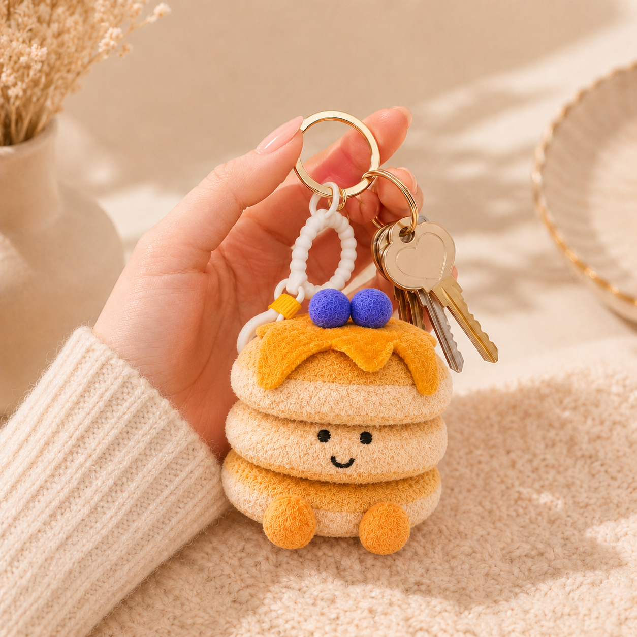 Patrick Pancake Keychain 🥞